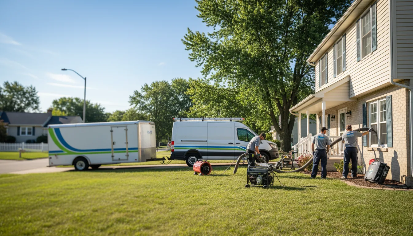 Flooded Basement Restoration And Cleanup With Repair in Montrose, MO near me